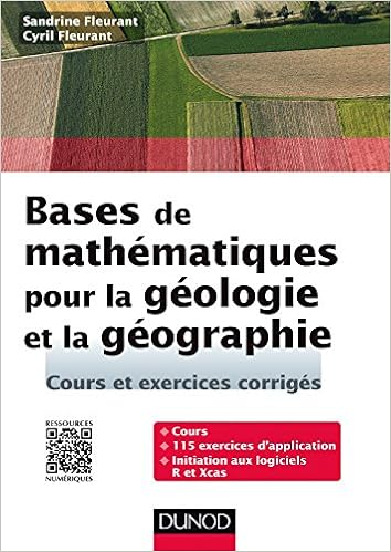 Bases mathématiques pour la géologie et la géographie