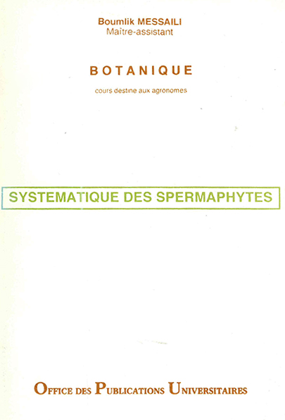 Systématique des spermaphytes
