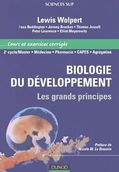 Biologie du développement. Les grands principes
