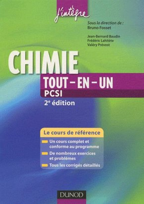 Chimie - Tout-en-un - PCSI