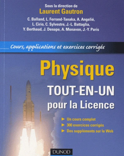 Physique, tout-en-un pour la licence