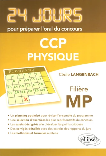 Physique - Concours CCP, filière MP