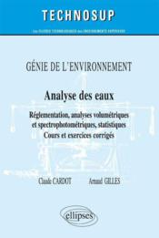 Analyse des eaux