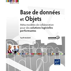 Base de donn&eacute;es et objets