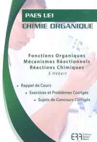 Chimie organique PAES UE1