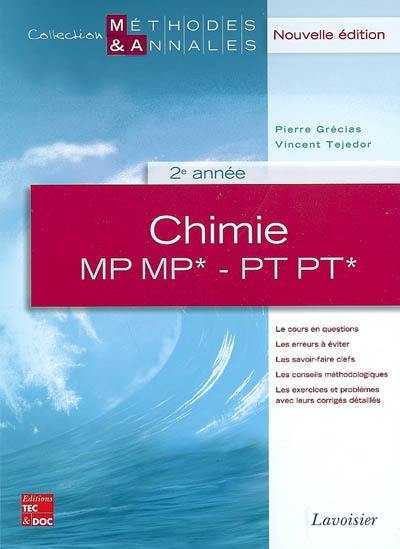 Chimie MP MP* PT PT* 2e année 