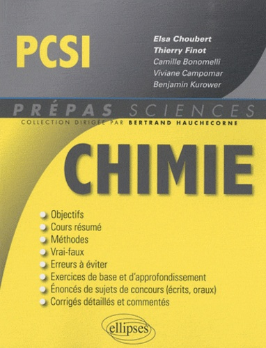 Chimie PCSI