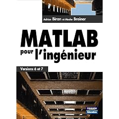 MATLAB pour l'ing&eacute;nieur