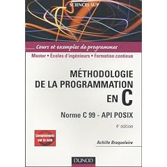 M&eacute;thodologie de la programmation en C