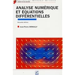 Analyse num&eacute;rique et &eacute;quations diff&eacute;rentielles