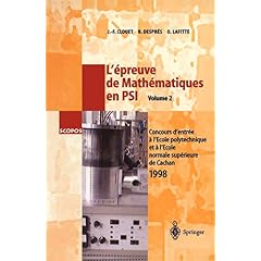 L'&eacute;preuve de math&eacute;matiques en PSI
