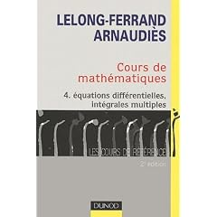 &Eacute;quations diff&eacute;rentielles, int&eacute;grales multiples