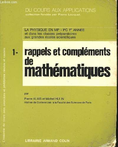 Rappels et compléments de mathématiques