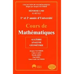 Cours de math&eacute;matiques