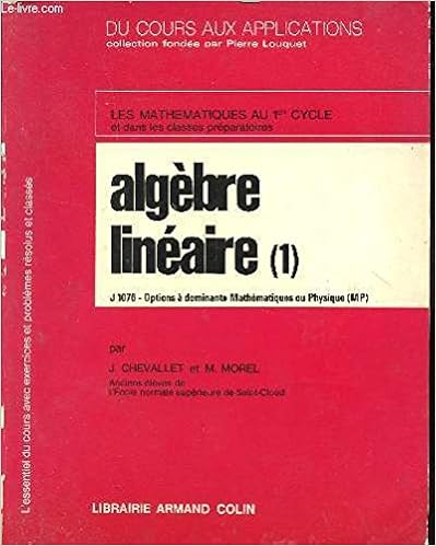 Algèbre linéaire