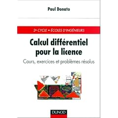 calcul diff&eacute;rentiel pour la licence