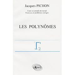 Les polyn&ocirc;mes