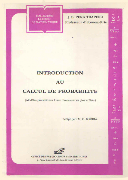 Introduction au calcul de probabilité