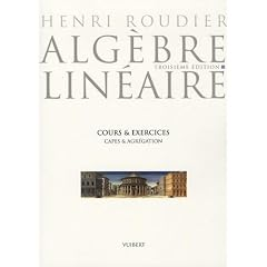 Alg&egrave;bre lin&eacute;aire