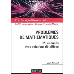 Probl&egrave;mes de math&eacute;matiques