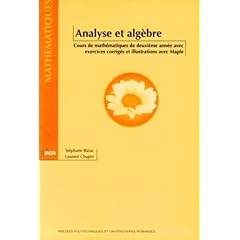 Analyse et alg&egrave;bre