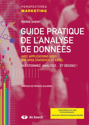 Guide pratique de l'analyse de données avec applications sous IBM SPSS statistics et excel