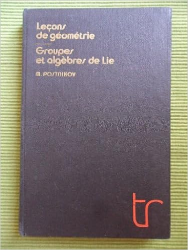 Groupes et algèbres de Lie