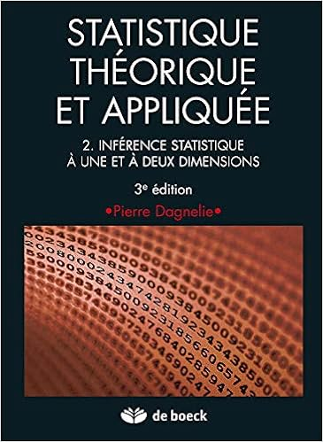Inférence statistique à une et à deux dimensions
