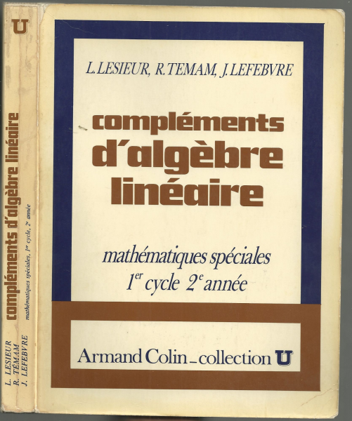 Complement d'algébre linéare