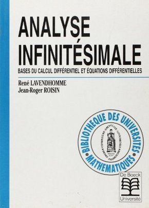 Analyse infinitésimale