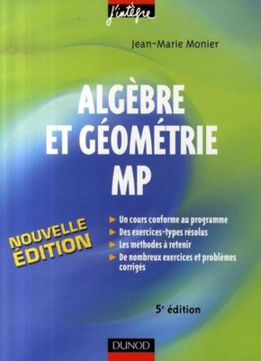 Algèbre et géométrie MP