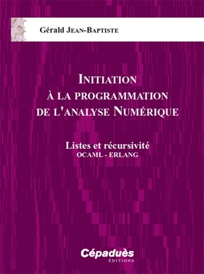 Initiation la programmation de l'analyse numérique
