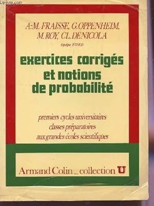 Exercices corrigés et notions de probabilité