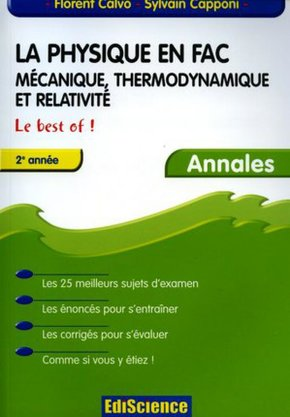 La physique en fac Mécanique, thermodynamique, relativité