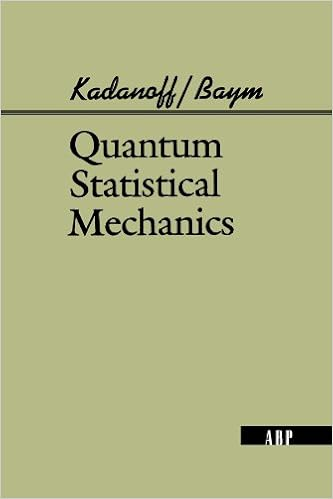 Quantum statistical mechanics