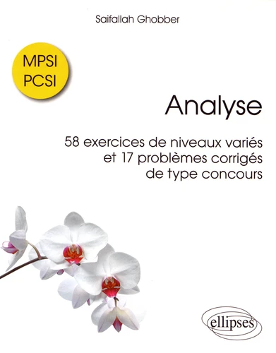 Analyse, MPSI, PCSI