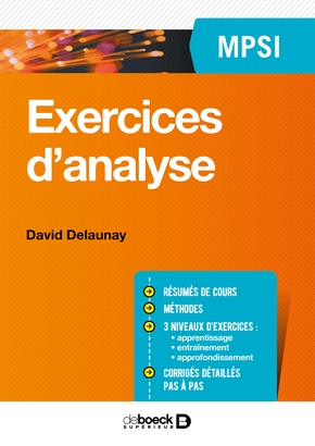 Exercices d'analyse