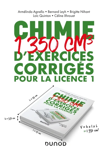 Chimie - 1350 cm3 d'exercices corrig&eacute;s pour la Licence 1