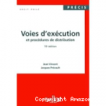 Voies d'exécution et procédures de distribution