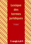 Lexique des termes juridiques