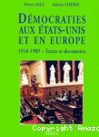 Démocraties aux états-Unis et en Europe, 1918-1989