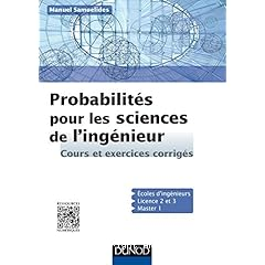 Probabilités pour les sciences de l'ingénieur