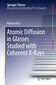 Atomic diffusion in glasses studied with coherent x-rays