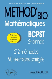 Méthod'bio Mathématiques BCPST
