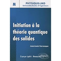 Initiation a la theorie quantique des solides