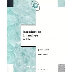 Introduction a l'analyse reelle