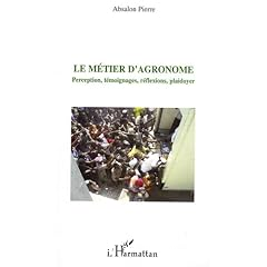Le metier d'agronome
