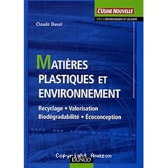 Matières plastiques et environnement