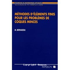M&eacute;thodes d'&eacute;l&eacute;ments finis pour les probl&egrave;mes de coques minces