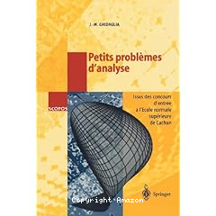Petits problemes d'analyse